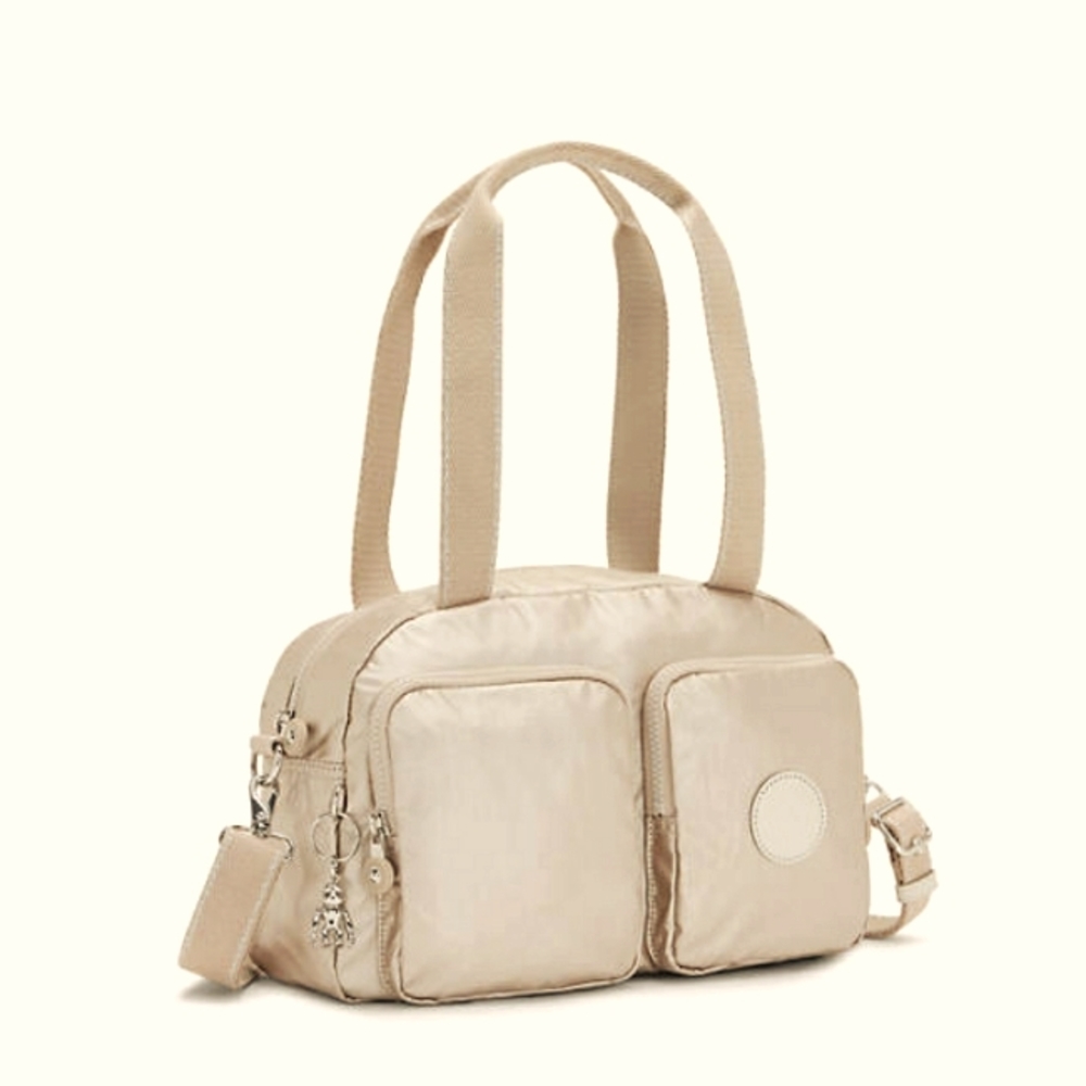 Kipling Cool Gold Defea Metallic Shoulder Bag